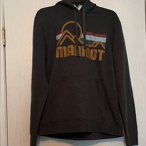 Marmot Dark Gray Hoodie for Men Heavyweight